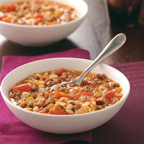 ground beef and barley soup recipe